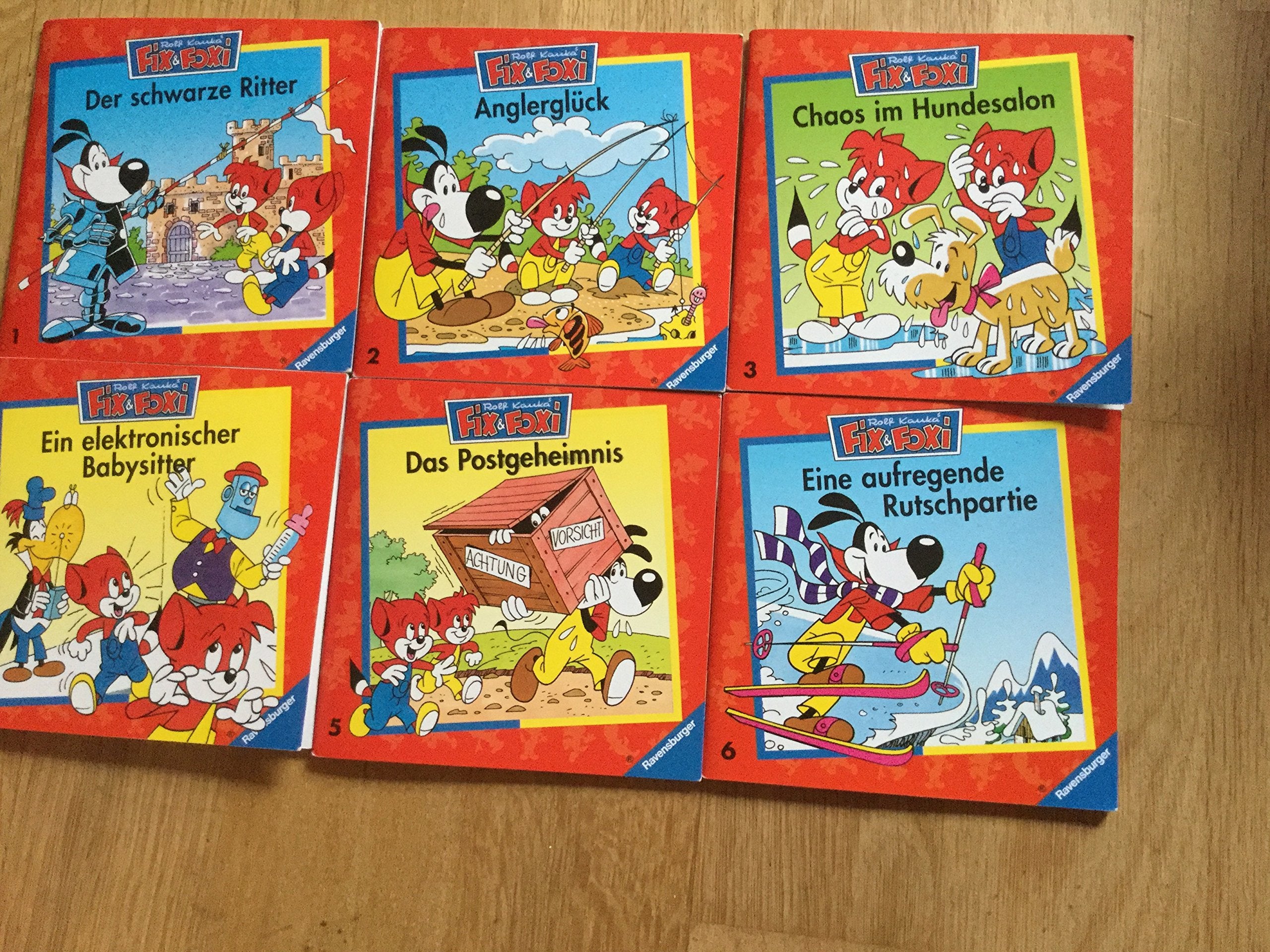 Fix und Foxi Mini-Abenteuer Verkaufskassette: Der schwarze Ritter /Anglerglück /Chaos im Hundesalon /Ein elektronischer Babysitter /Postgeheimnis /Einen aufregende Rutschpartie Manga