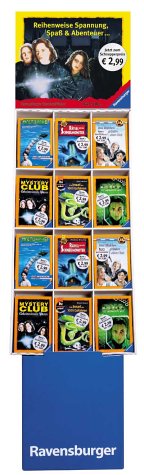 Schnupperbuch - Verkaufskassette: Die Invasion /Rätsel um das Schneemonster /Drei Mädchen gründen einen Club /Geheimnisvolle Spuren /Die Insel der 1000 Gefahren /Die überwachte Welt Books
