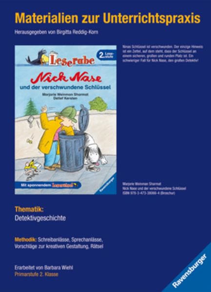 Materialien zur Unterrichtspraxis - Marjorie Weinman Sharmat: Nick Nase und der verschwundene Schlüssel Learning & Reference