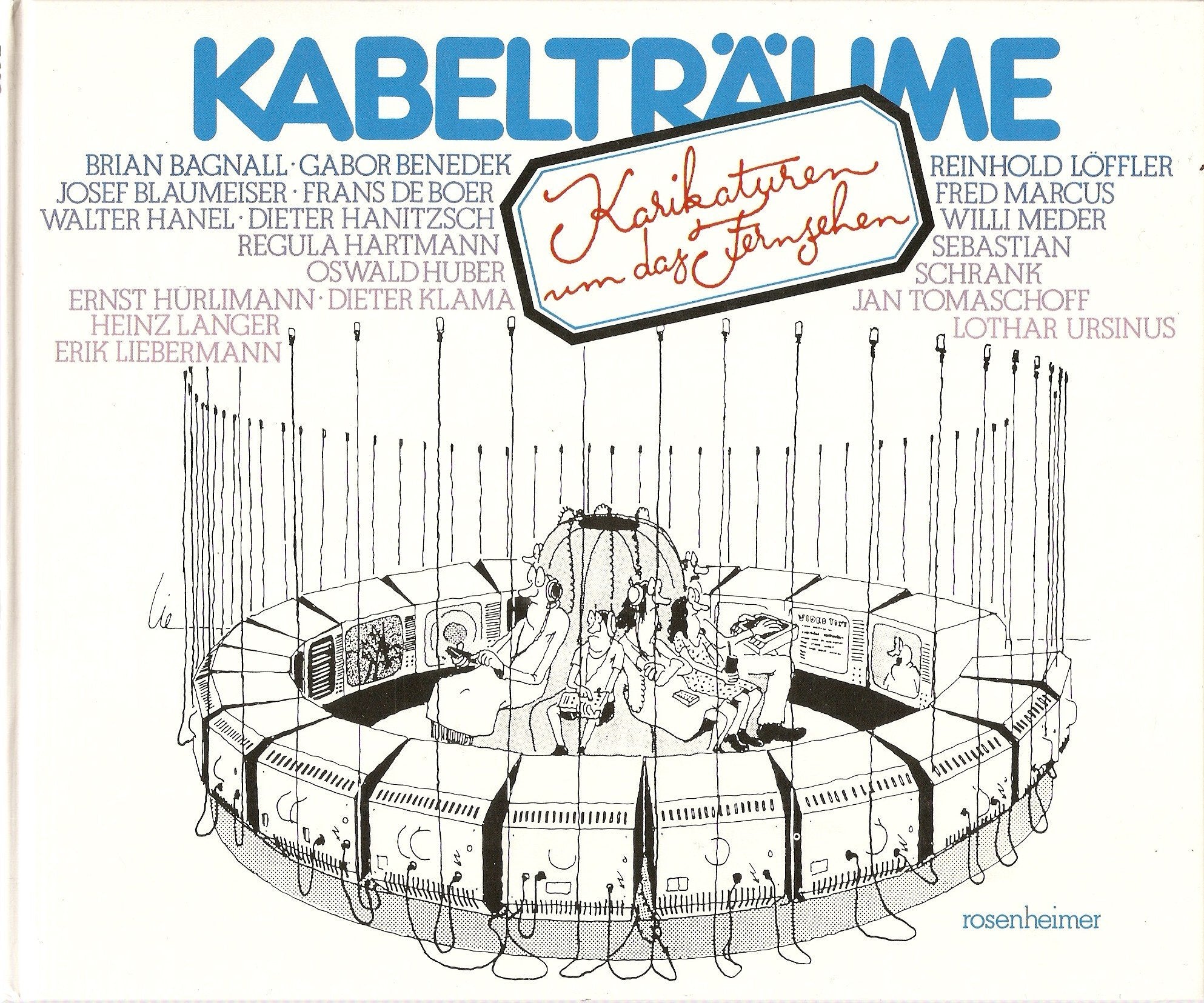 Kabelträume. Karikaturen um das Fernsehen Books