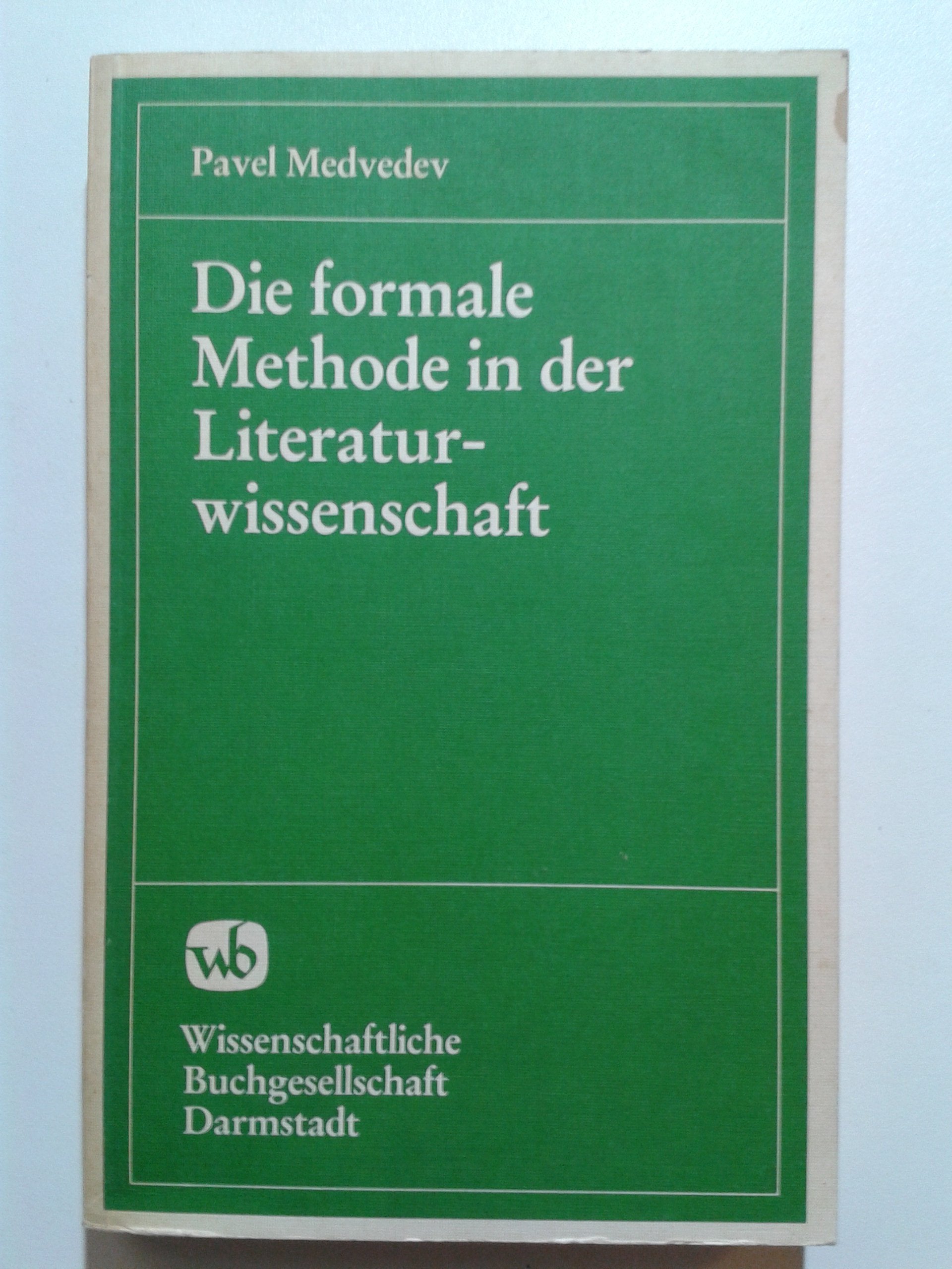 Product Image: Die formale Methode in der Literaturwissenschaft