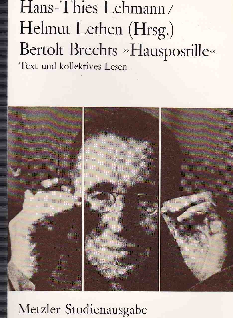 Product Image: Bertolt Brechts Hauspostille. Text und kollektives Lesen