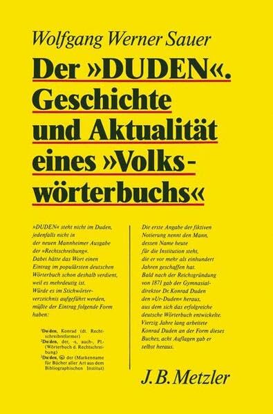 Der "Duden". Geschichte und Aktualität eines "Volkswörterbuchs" Professional & Reference Books