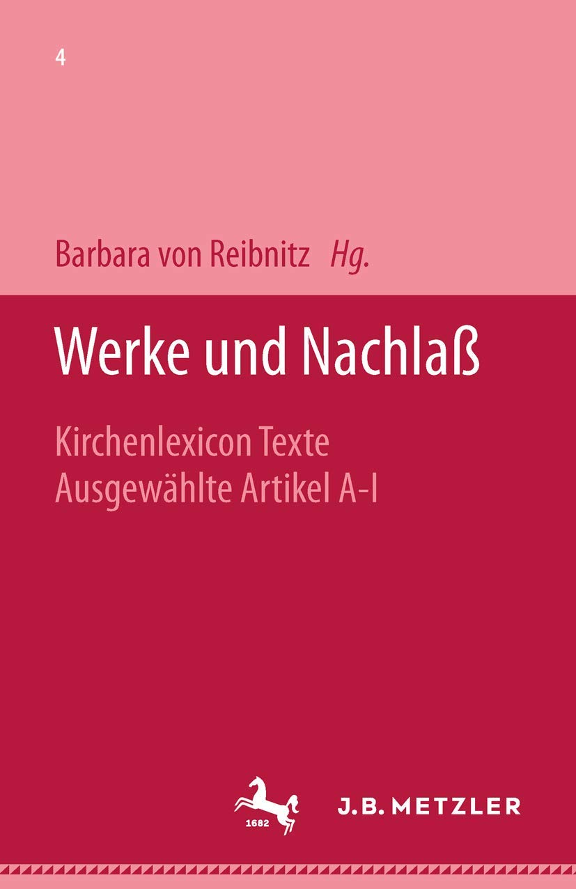 Werke und Nachlaß Philosophy Books
