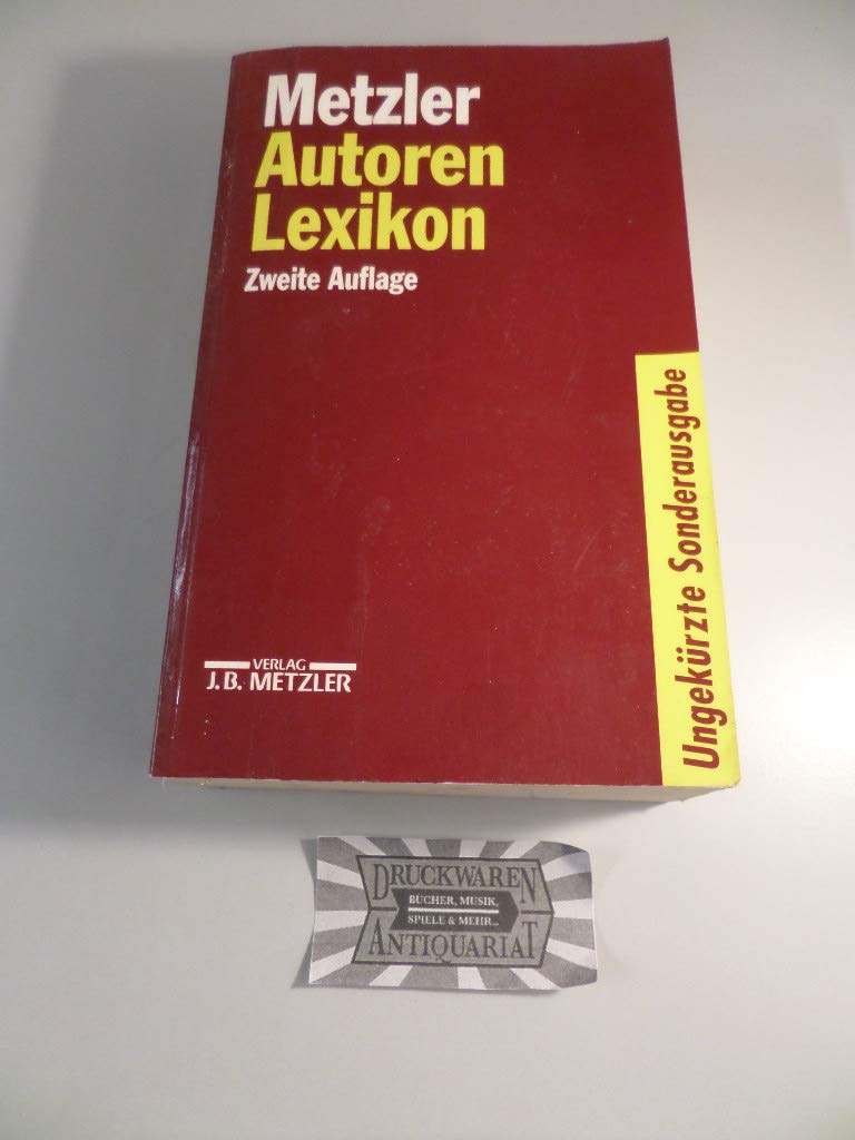 Metzler Autoren Lexikon Politics & Society