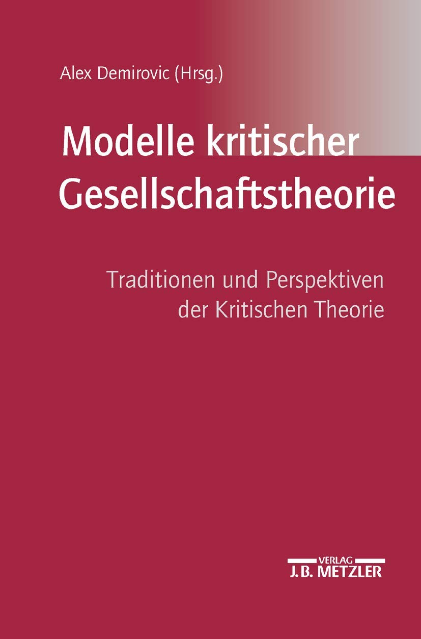 Product Image: Modelle kritischer Gesellschaftstheorie