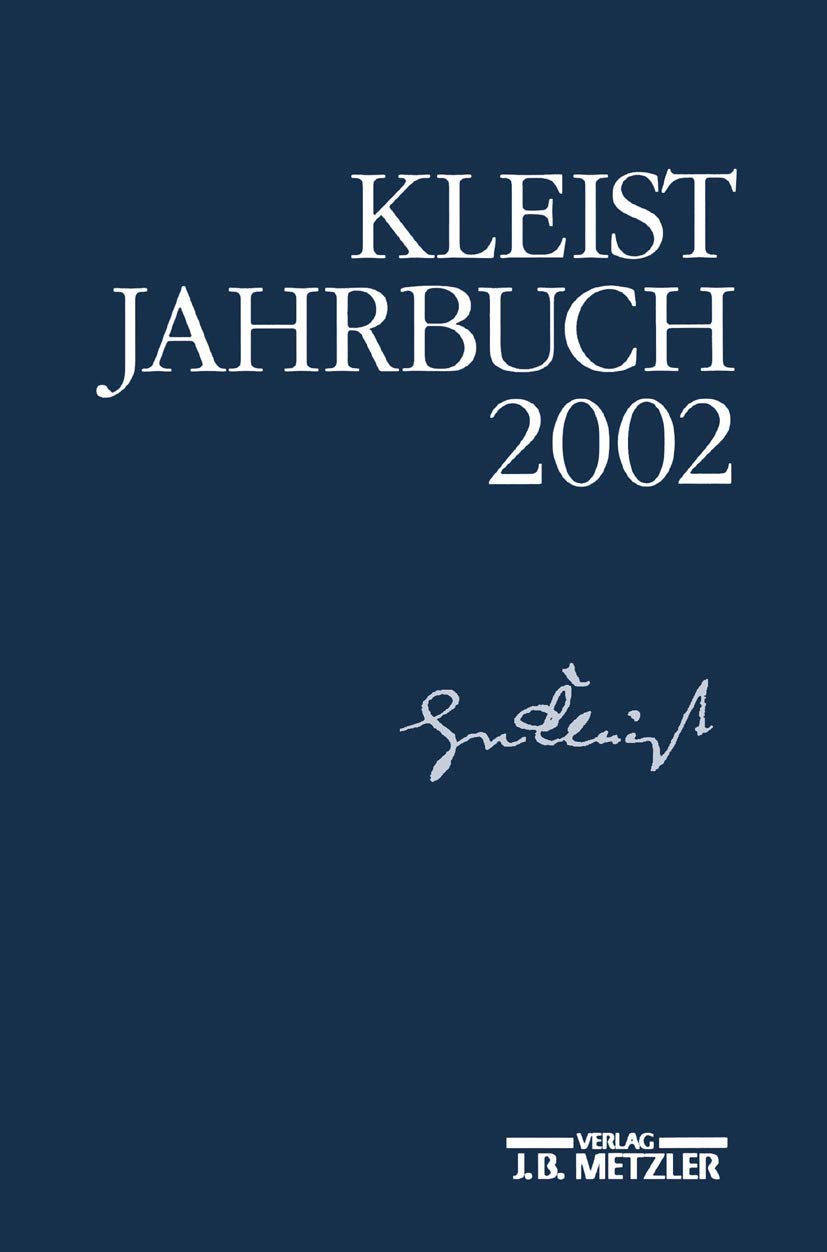 Kleist-Jahrbuch 2002 Contemporary literature