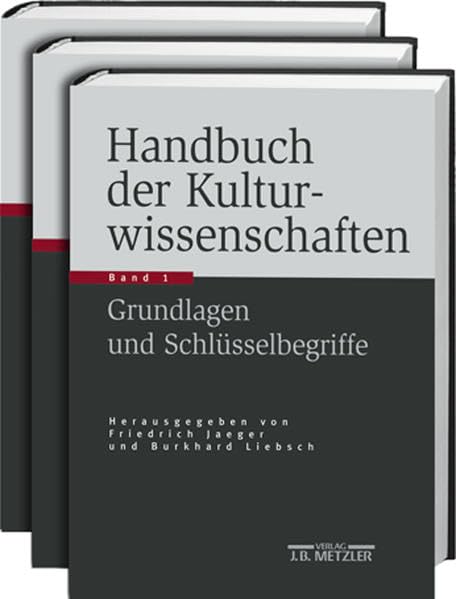 Handbuch der Kulturwissenschaften. Gesamtwerk in 3 Bänden / Handbuch der Kulturwissenschaften Professional & Reference Books