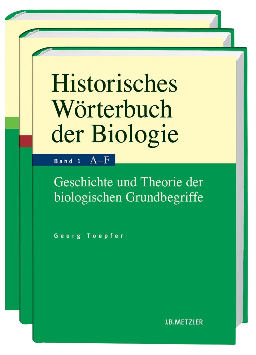 Historisches Wörterbuch der Biologie: Geschichte und Theorie der biologischen Grundbegriffe Law