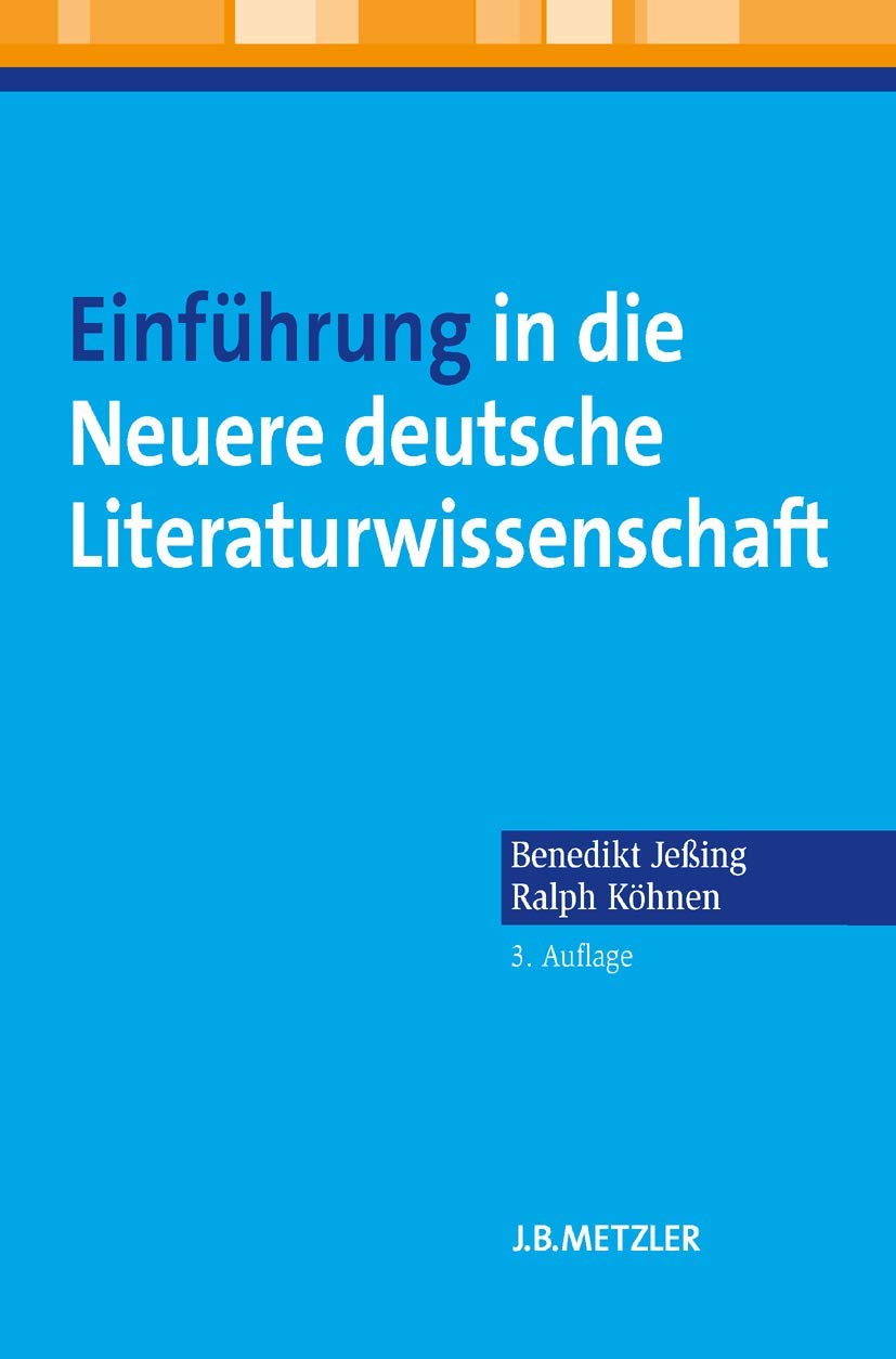 Einführung in die Neuere deutsche Literaturwissenschaft Contemporary literature
