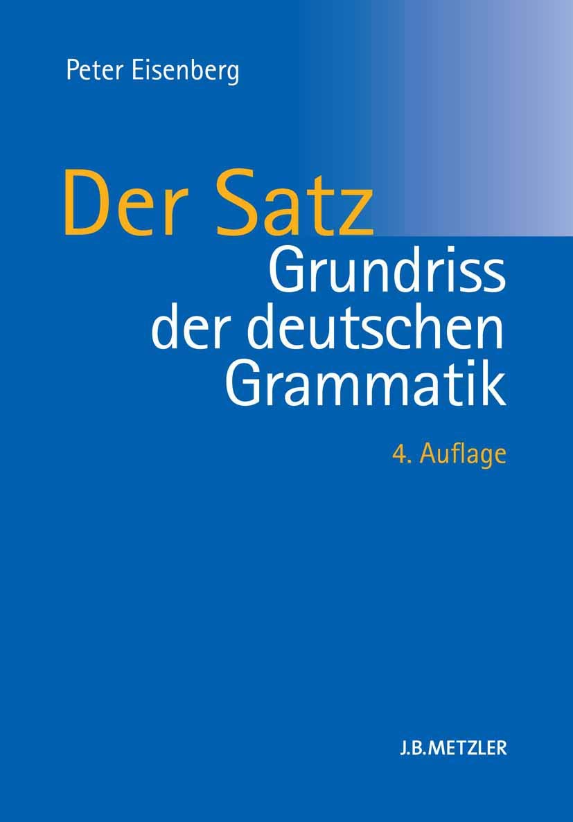 Grundriss der deutschen Grammatik Social Sciences