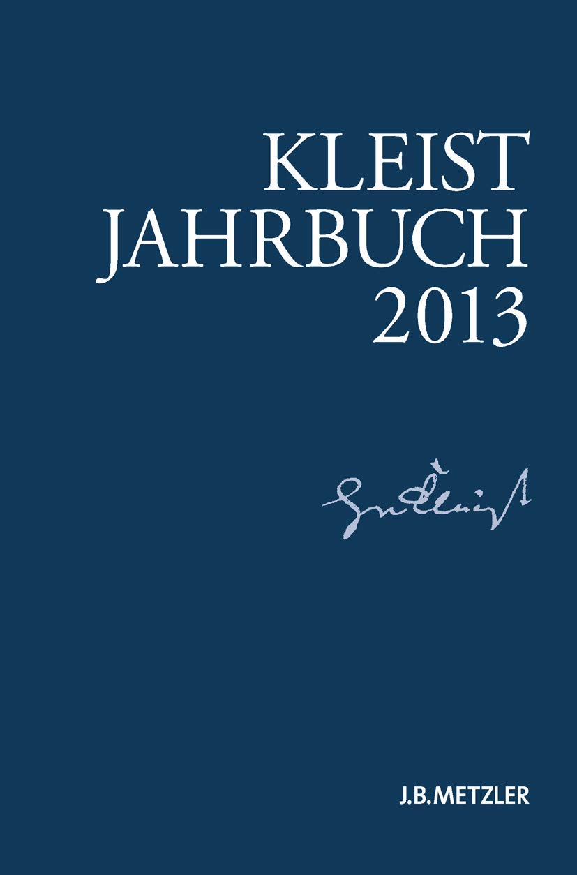 Kleist-Jahrbuch 2013 book