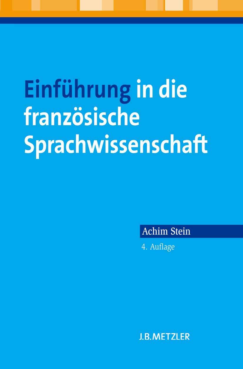 Einführung in die französische Sprachwissenschaft Social Sciences