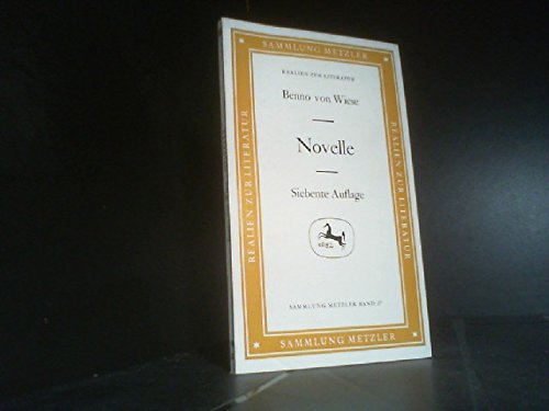 Novelle (Realien zur Literatur) Contemporary literature