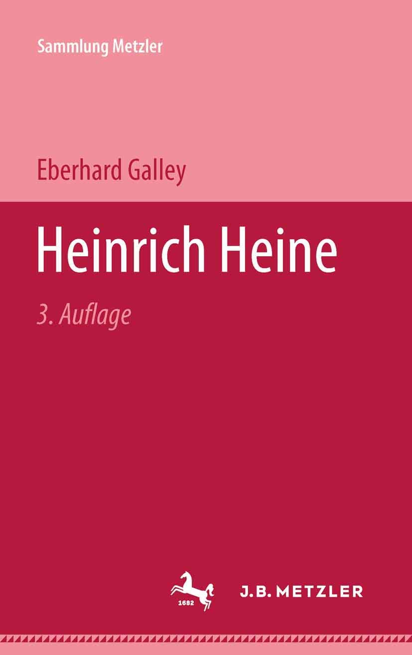 Product Image: Heinrich Heine (Sammlung Metzler)