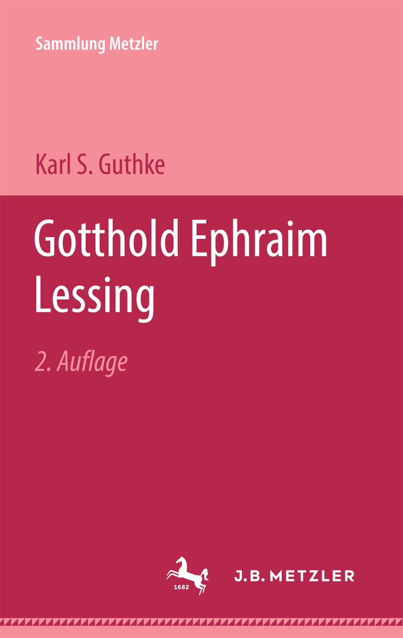 Product Image: Gotthold Ephraim Lessing (Sammlung Metzler)