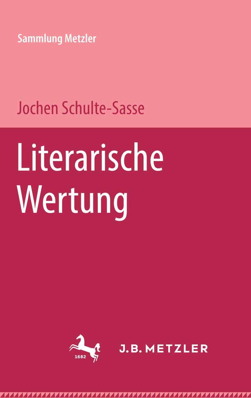 Literarische Wertung (Sammlung Metzler) Law
