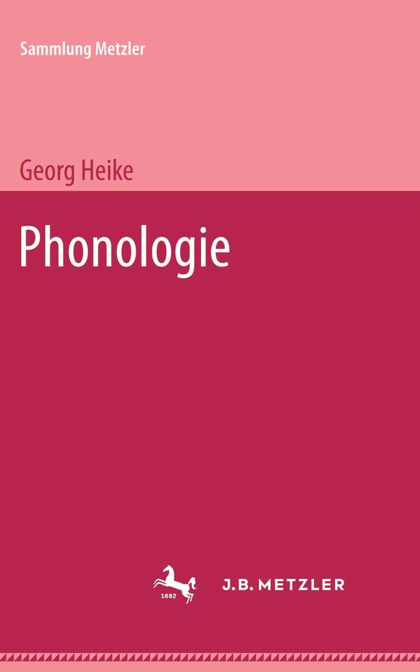 Product Image: Phonologie (Sammlung Metzler)
