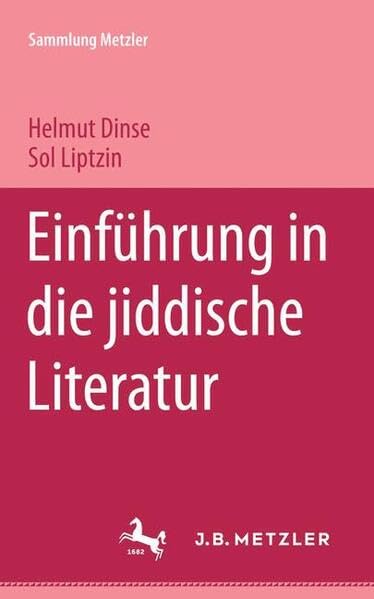 Einführung in die jiddische Literatur (Sammlung Metzler) Books