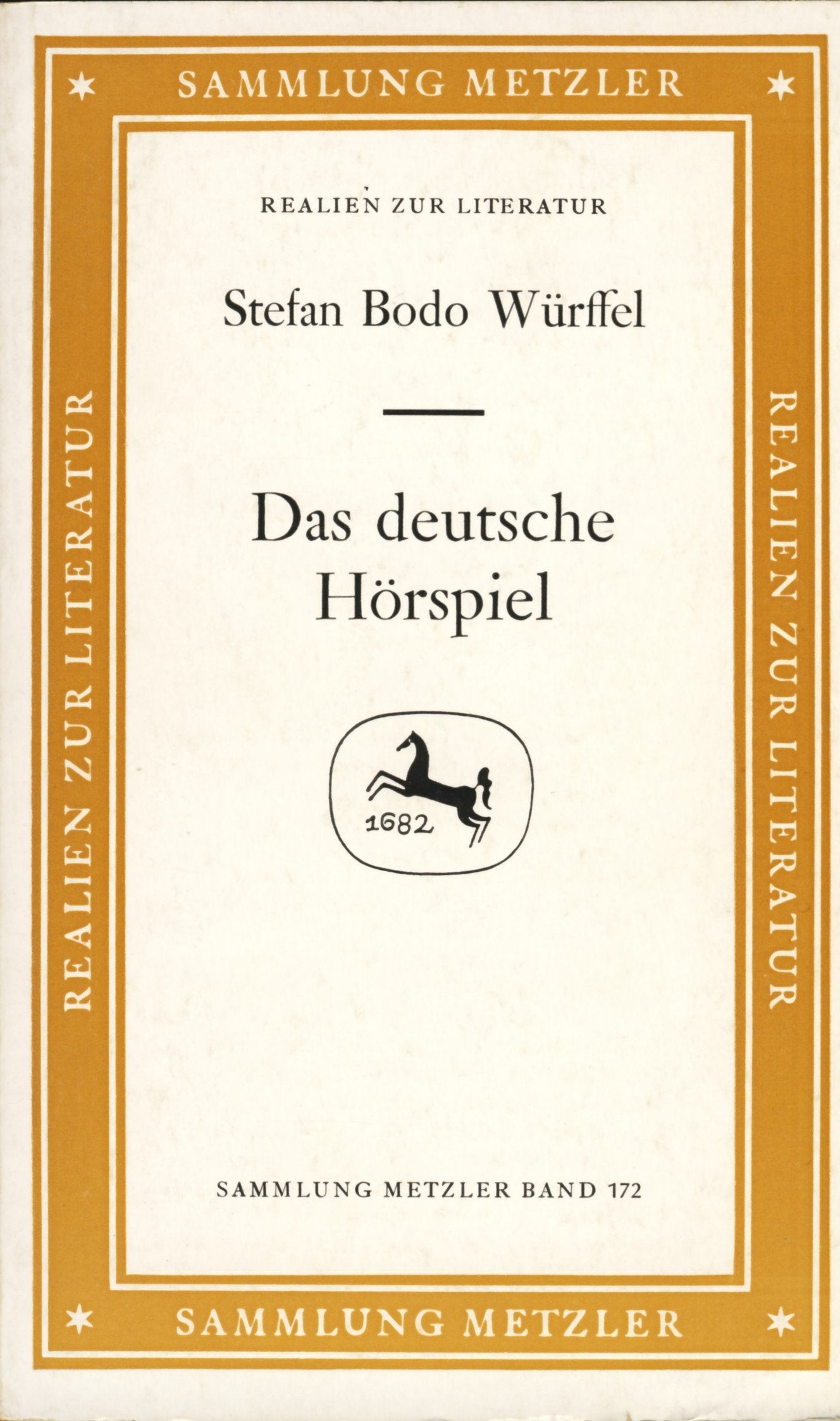 Das deutsche Hörspiel (Sammlung Metzler) Film, Art & Culture