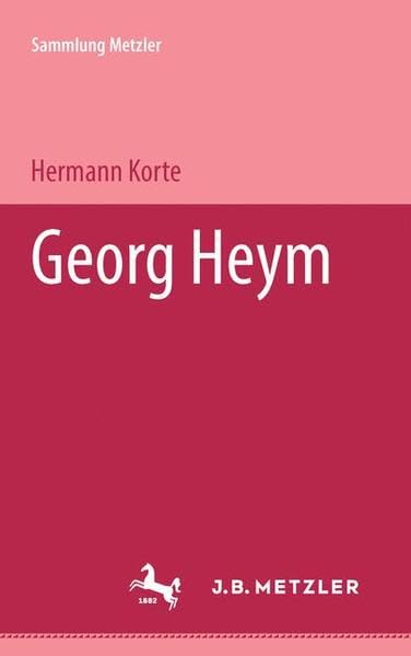 Product Image: Georg Heym (Sammlung Metzler)