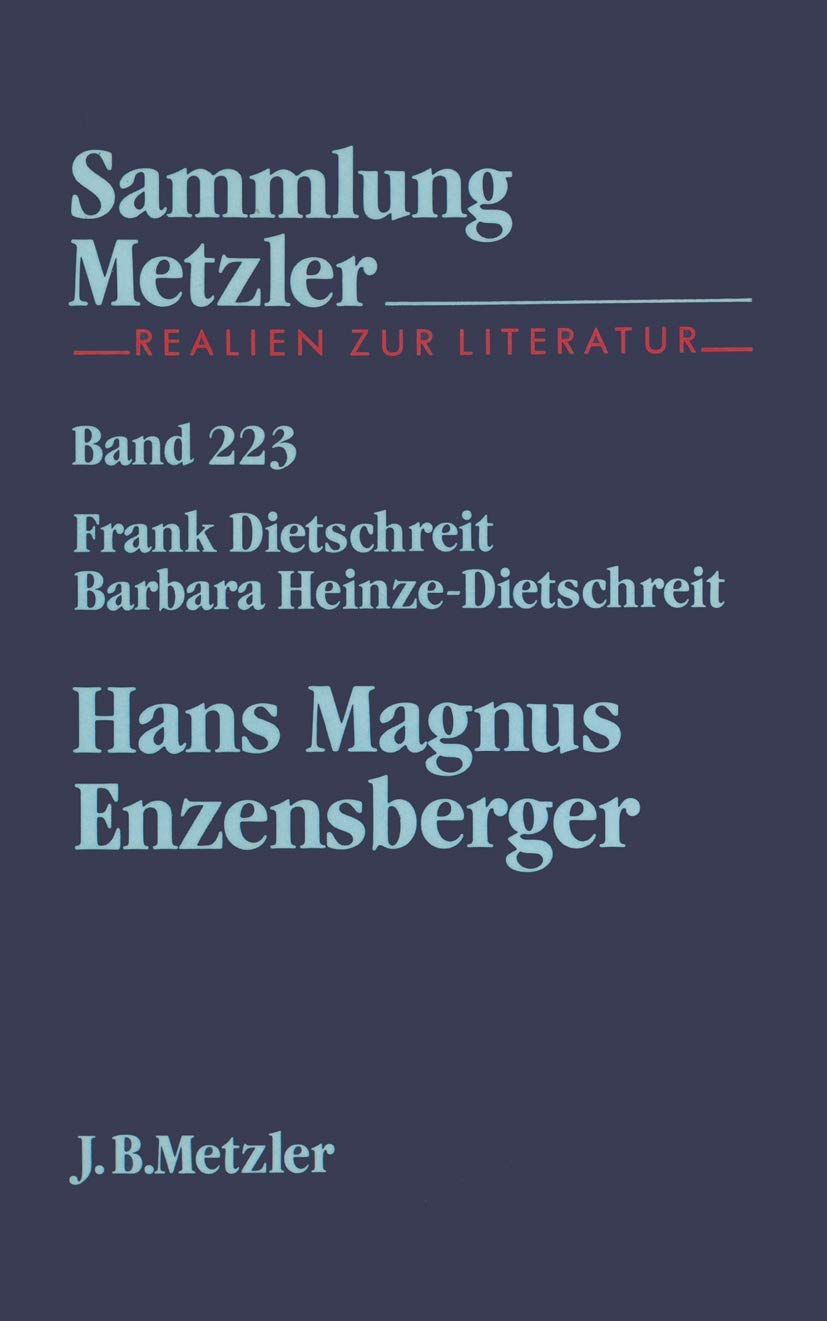 Hans Magnus Enzensberger (Sammlung Metzler) Poetry
