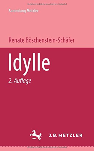 Sammlung Metzler; M 63: Idylle Professional & Reference Books