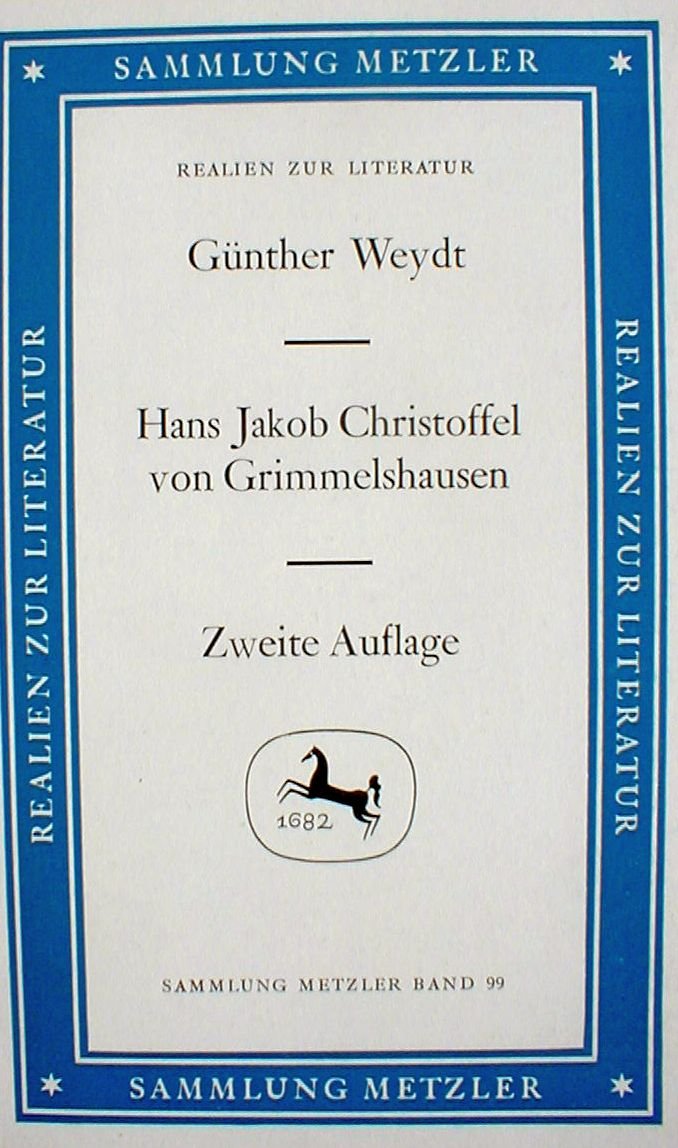 Hans Jacob Christoffel von Grimmelshausen (Sammlung Metzler) Natural Sciences