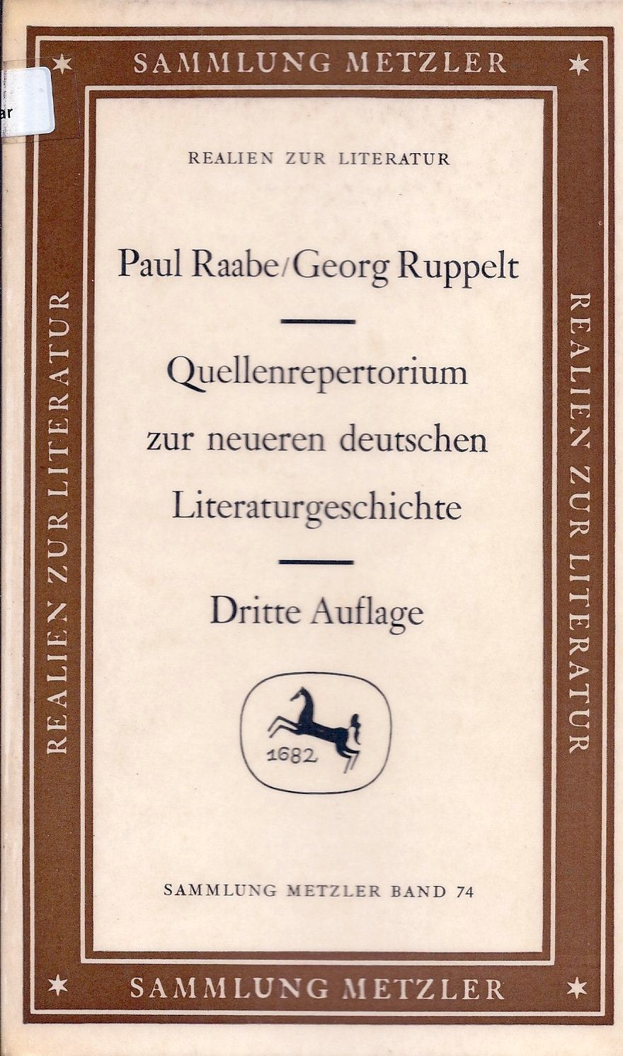 Quellenrepertorium zur neueren deutschen Literaturgeschichte Natural Sciences