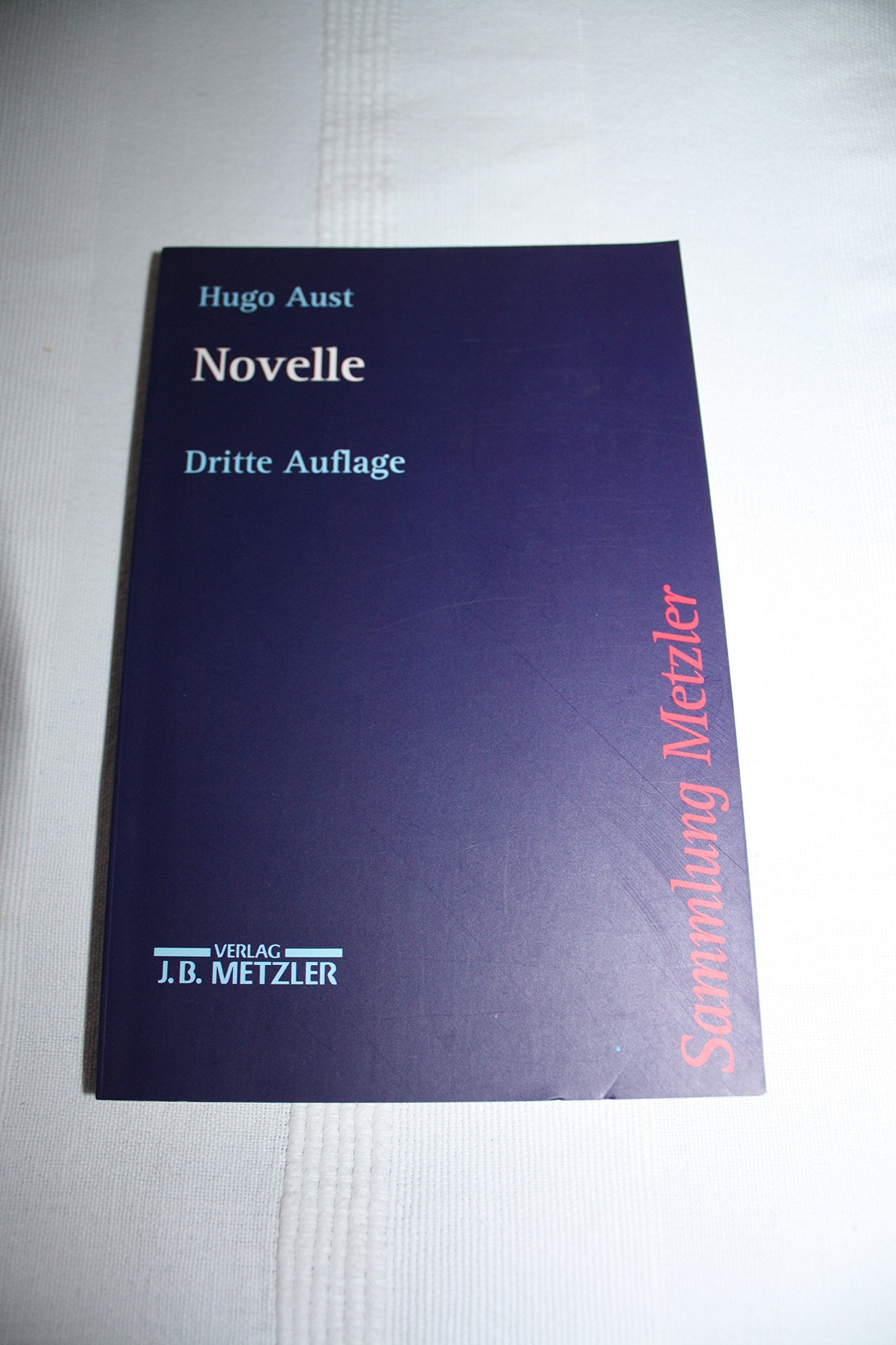 Novelle (Sammlung Metzler) Contemporary literature Books
