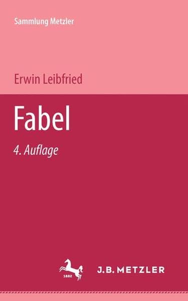 Fabel (Sammlung Metzler Bd. 66) Business & Technology