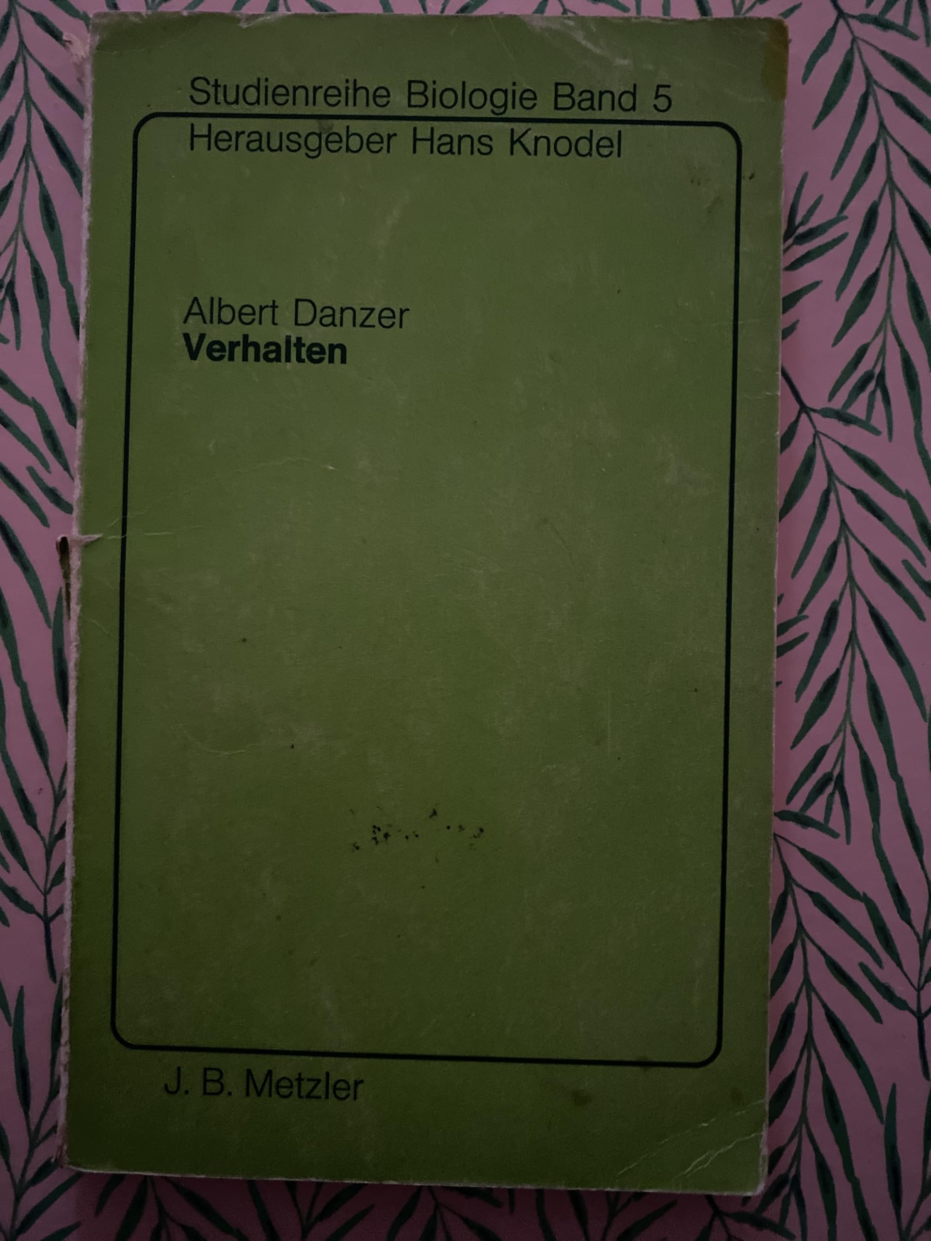 Verhalten. Natural Sciences Books