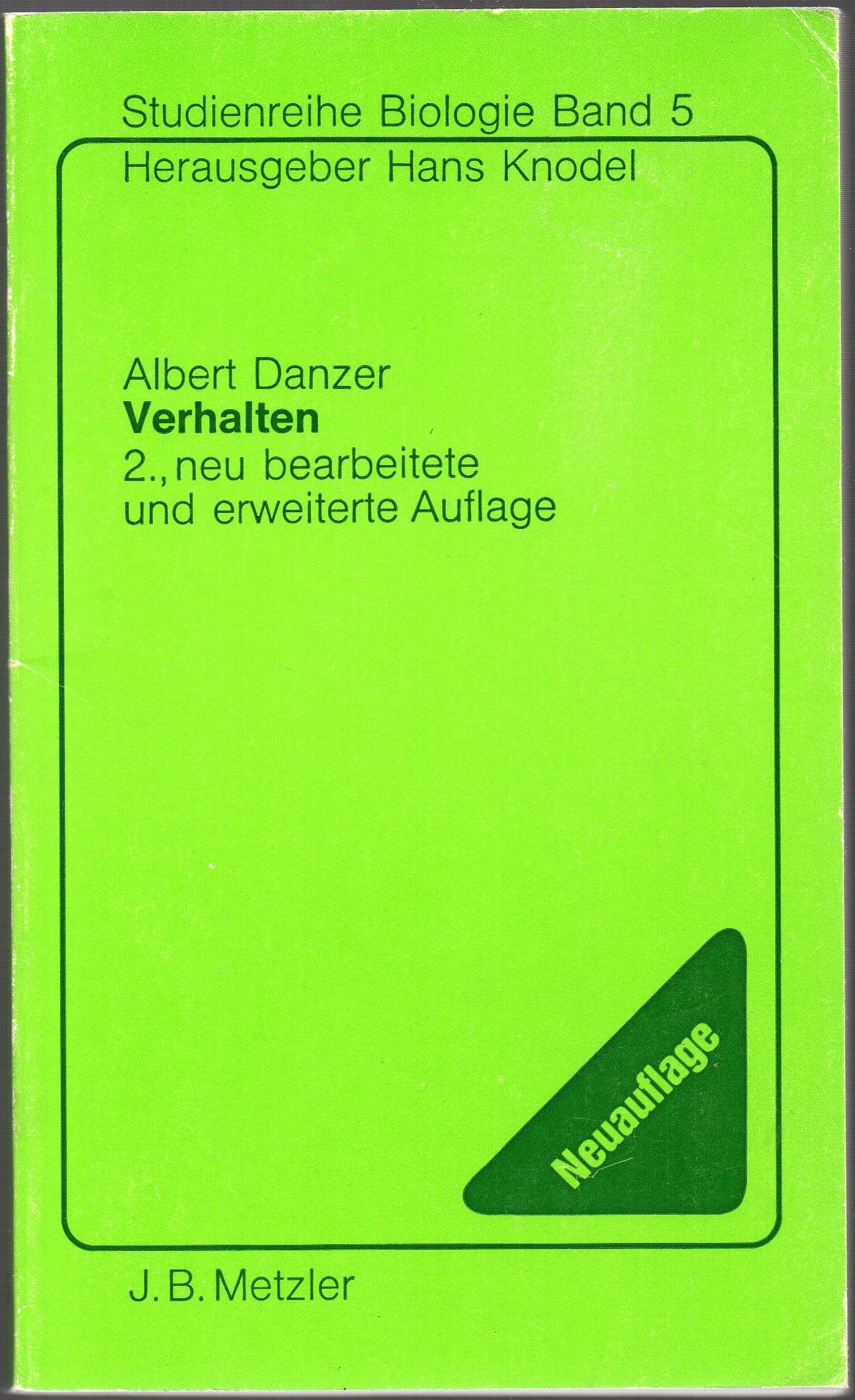 Verhalten Natural Sciences