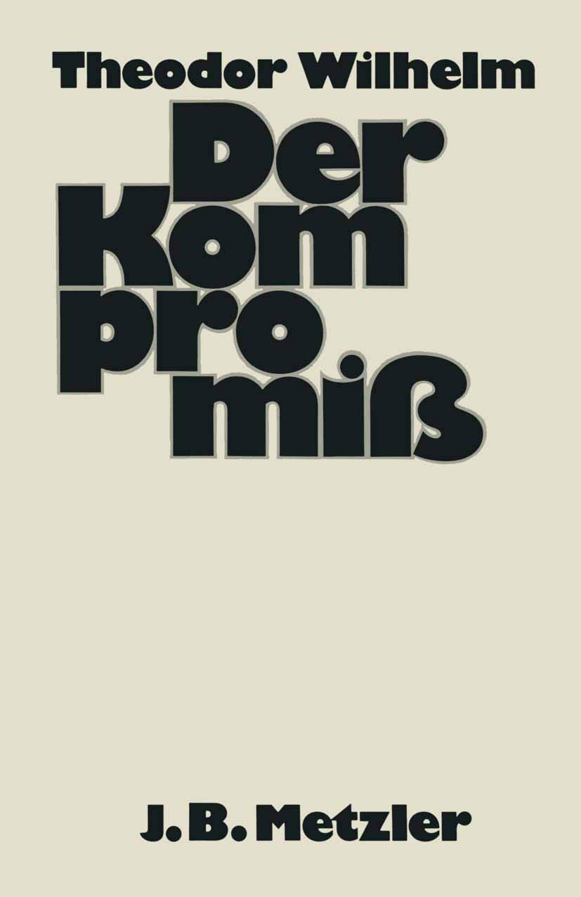 Traktat über den Kompromiß: Zur Weiterbildung des politischen Bewußtseins book