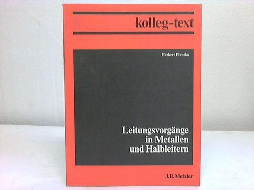 Leistungsvorgänge in Metallen und Halbleitern. Books