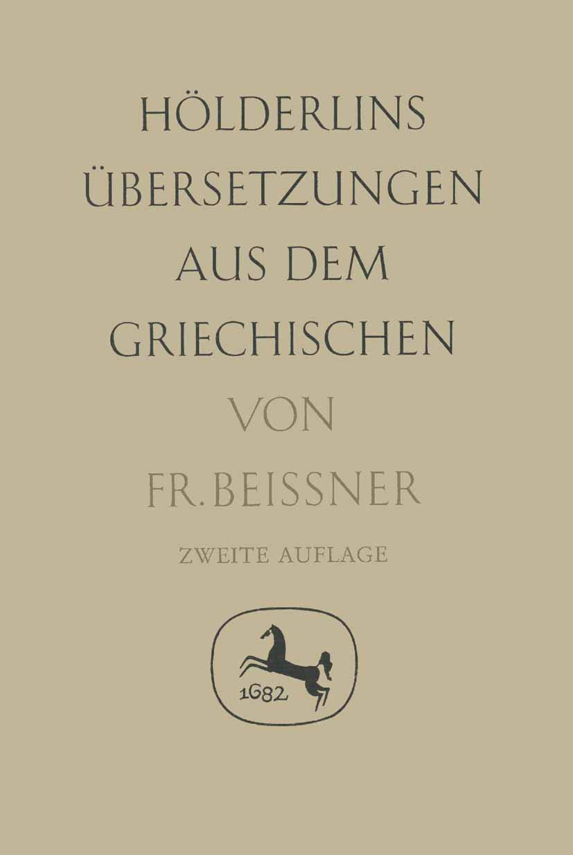 Hölderlins Übersetzungen aus dem Griechischen Law