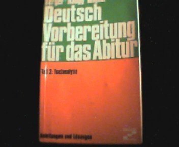 Deutschvorbereitung für das Abitur. - München : Moderne Verlags-GmbH. Books