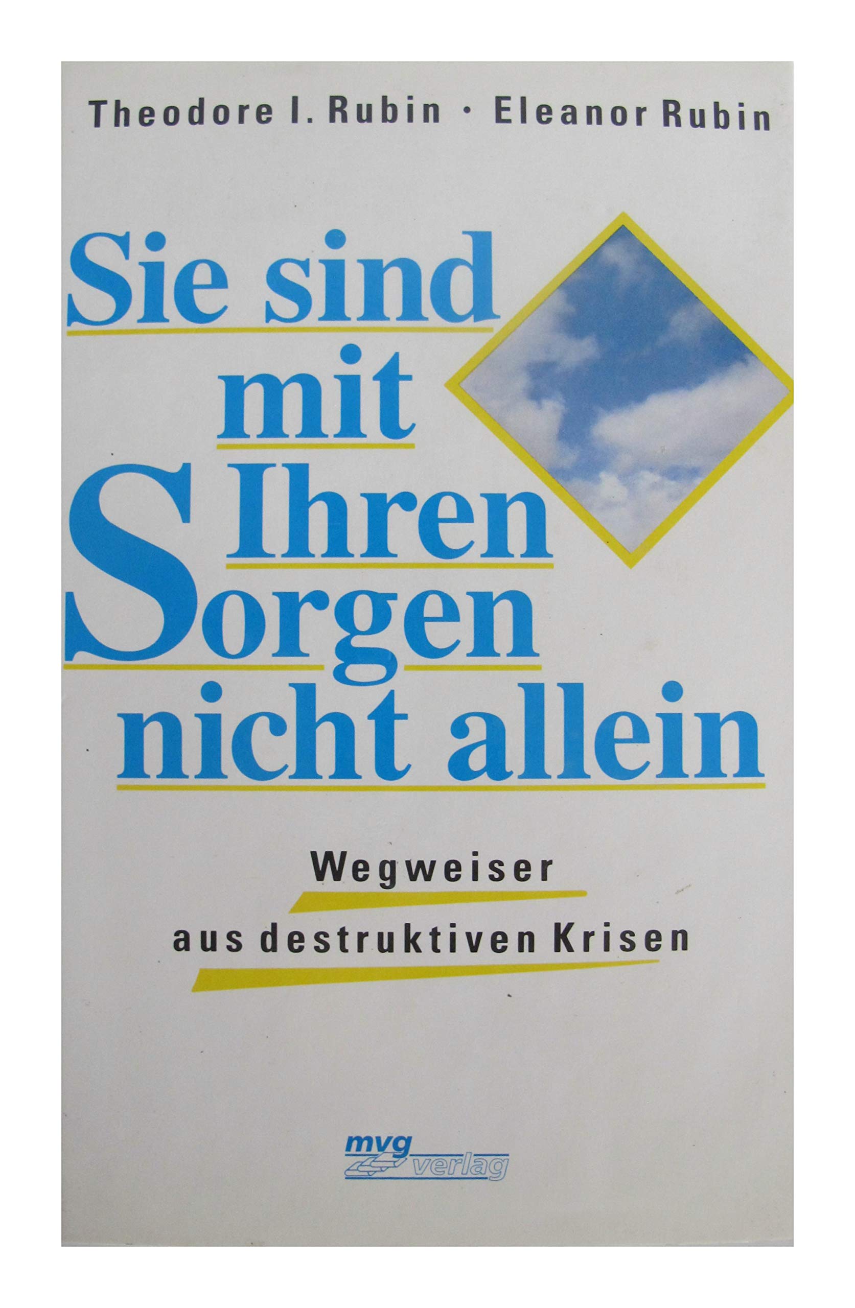 Sie sind mit Ihren Sorgen nicht allein. Wegweiser aus destruktiven Krisen Books