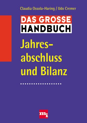 Product Image: Das grosse Handbuch Jahresabschluss und Bilanz