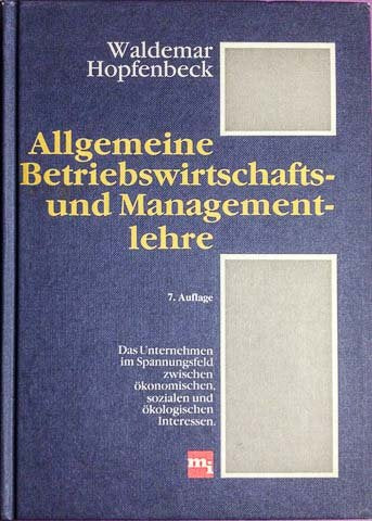 Allgemeine Betriebswirtschafts- und Managementlehre Business, Finance & Career