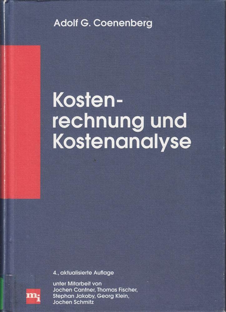 Product Image: Kostenrechnung und Kostenanalyse