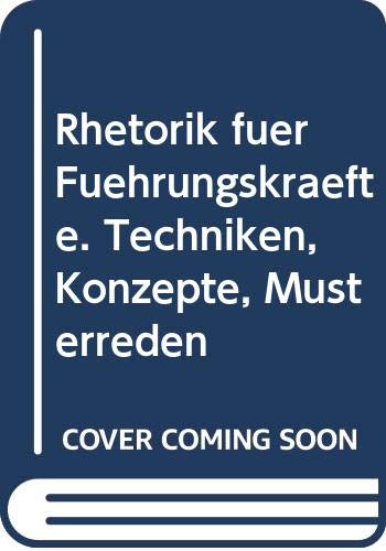 Rhetorik für Führungskräfte Books
