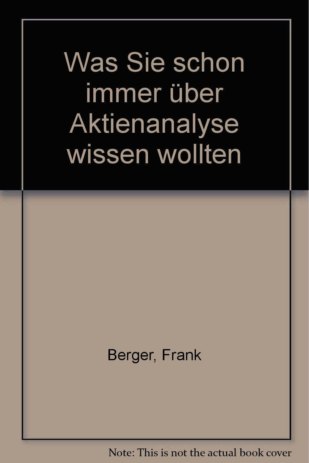 Was Sie schon immer über Aktienanalyse wissen wollten Business, Finance & Career