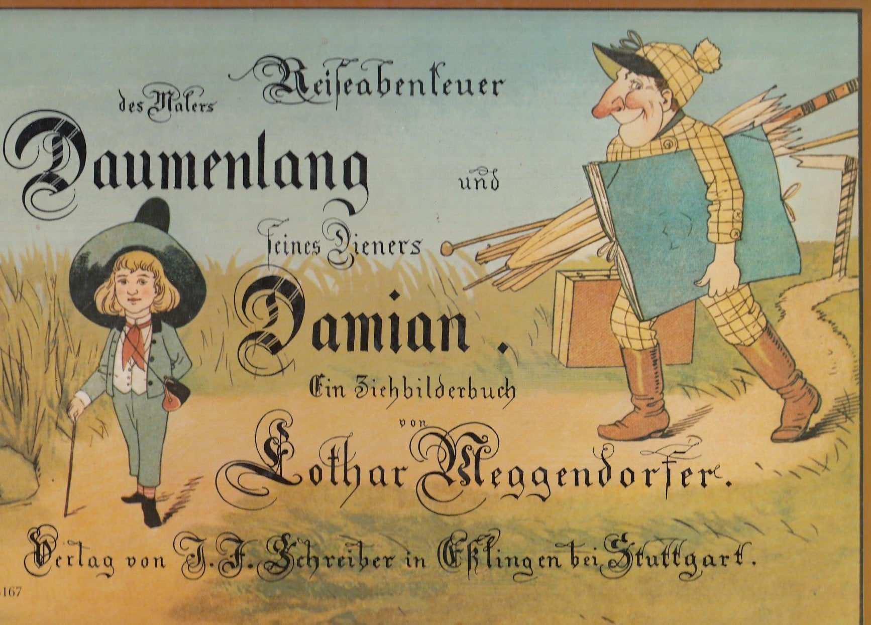 Reiseabenteuer des Malers Daumenlang und seines Dieners Damian: Ein Ziehbilderbuch Parents & Children