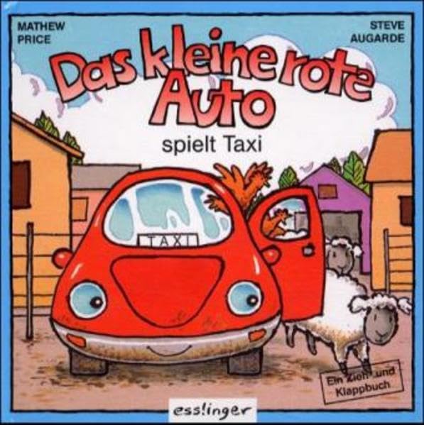 Das kleine rote Auto spielt Taxi Books
