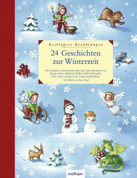 24 Geschichten zur Winterzeit: Esslingers Erzählungen: Die schönsten Geschichten über die kalte Jahreszeit zum Lesen und Vorlesen Novels & Short Stories