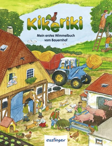 Kikeriki, mein erstes Wimmelbuch vom Bauernhof - Mini: Ein Mini-Wimmelbilderbuch Children's books