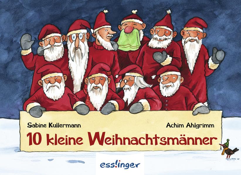 10 kleine Weihnachtsmänner - Nano Ausgabe: Ein Nano-Bilderbuch Children's books