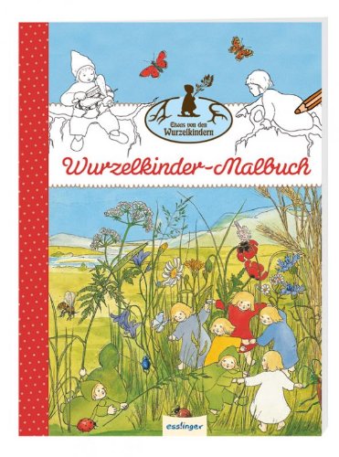 Wurzelkinder-Malbuch 'Etwas von den Wurzelkindern' ; Ill. v. Olfers/Frankholz; Deutsch book