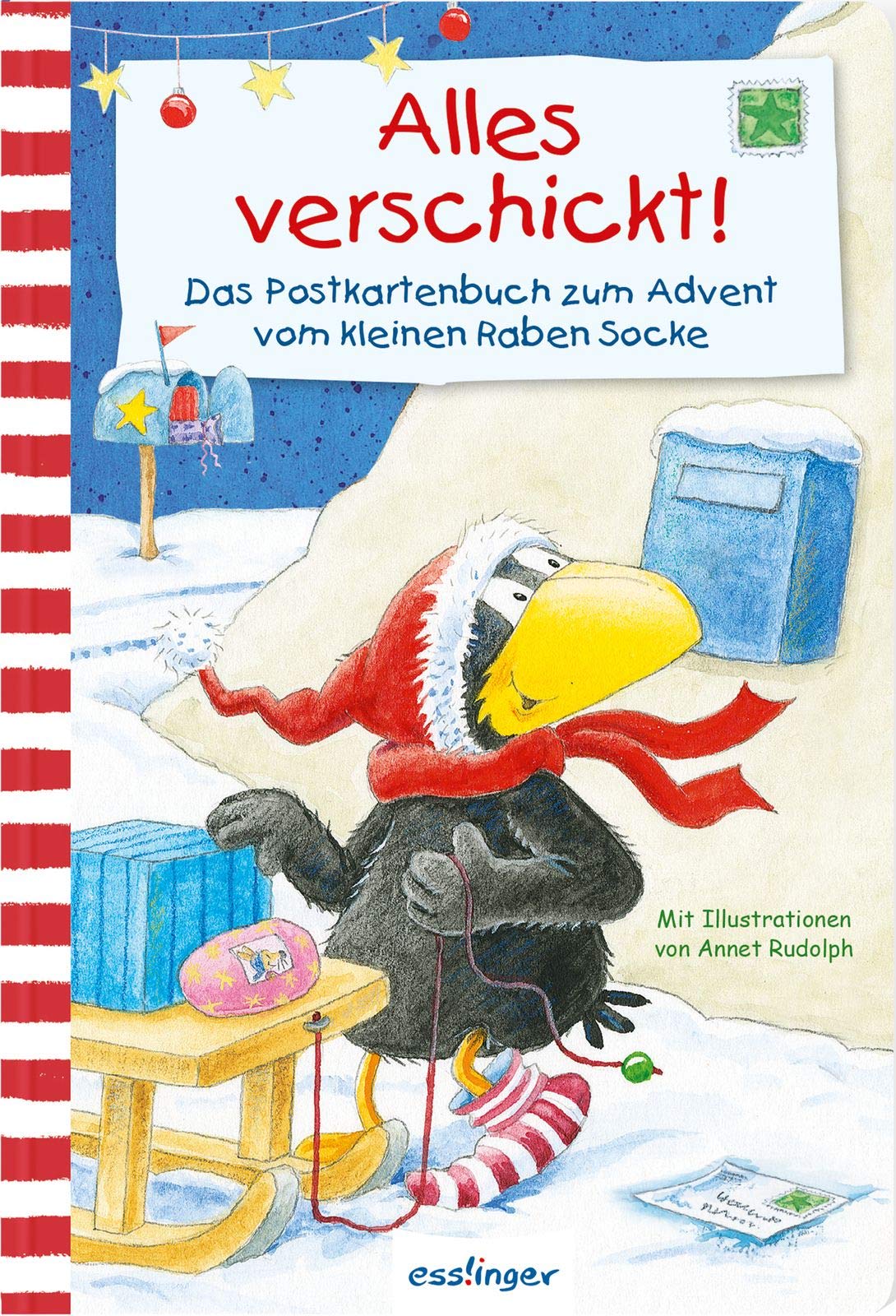 Der kleine Rabe Socke: Alles verschickt!: Das Postkartenbuch zum Advent vom kleinen Raben Socke Children's books